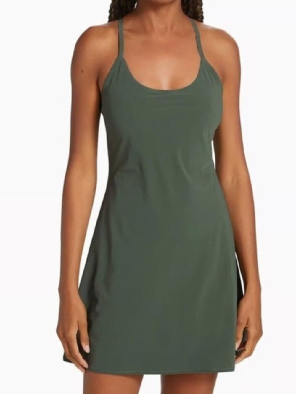 Never worn Outdoor Voices The Exercise Dress in Evergreen Women’s Size XS